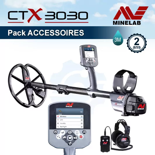 Minelab CTX 3030 et Pack "Accessoires"