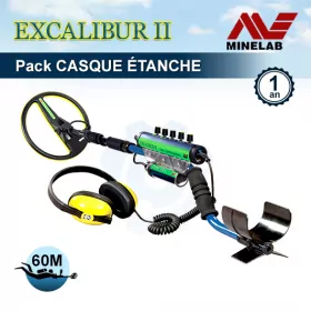 Minelab Excalibur 2 et Pack "Casque Étanche"