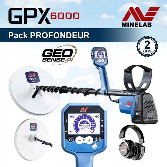 Minelab GPX 6000 et Pack "Profondeur"