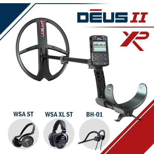 XP DEUS 2 RC - 34x28 cm FMF et casque au choix
