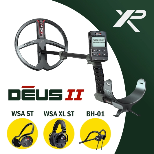 XP DEUS 2 RC - 28 cm FMF et casque au choix