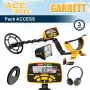 Le Garrett Ace 300i dispose d'une fréquence de travail de 8 kHz pour une sensibilité accrue sur les petits objets métalliques.