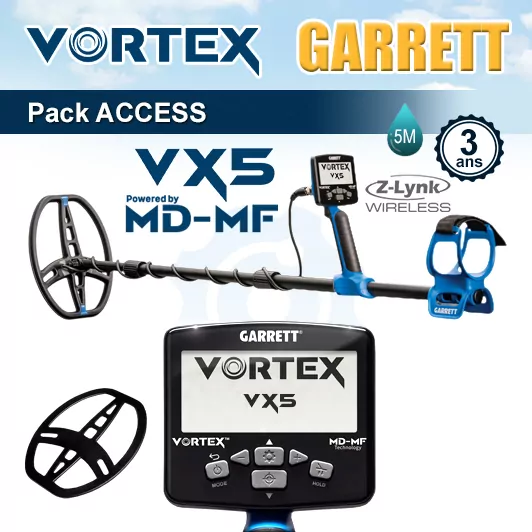 Garrett Vortex VX5 et Pack "Access"